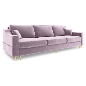 Canapea extensibila cu 3 locuri Marigold Pink