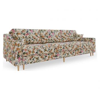 Canapea extensibila cu 3 locuri Marigold - Mazzini Sofas, Multicolor