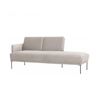 Canapea Fluente, catifea, bej, 202 x 79 x 85 cm Canapea Fluente, catifea, bej, 202 x 79 x 85 cm