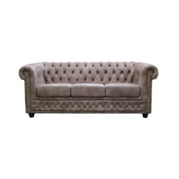 Canapea Marilyn, 3 locuri, maro, 72 x 203 x 86 cm Canapea Marilyn, 3 locuri, maro, 72 x 203 x 86 cm