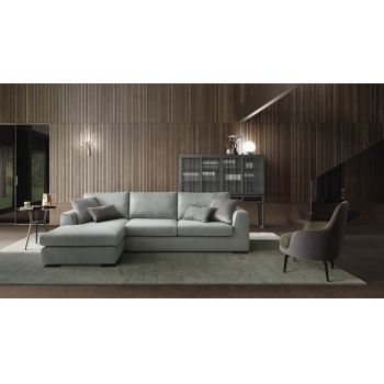 Coltar Forster Fix cu Benzi Elastice si Spuma Poliuretanica, Sezlong pe Stanga, l297xA165xH90 cm