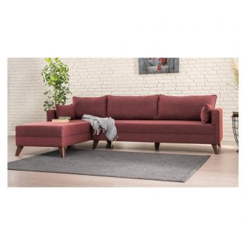 Coltar stanga Balcab Home, 208x81x85 cm - Balcab Home, Rosu