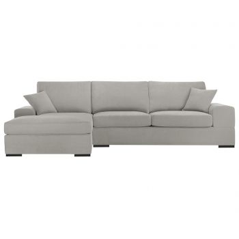 Coltar stanga Dasha Light Grey - Jalouse Maison, Gri & Argintiu