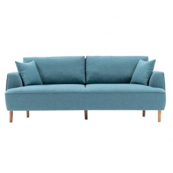 Canapea 3 locuri Balcab Home, Felix Extra Soft Turquoise, 230x98x90 cm - Balcab Home, Albastru