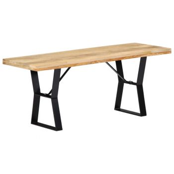vidaXL Bancă, 110 cm, lemn masiv de mango ieftina vidaXL Bancă, 110 cm, lemn masiv de mango ieftina