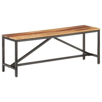 vidaXL Bancă, 120 cm, lemn masiv de sheesham ieftina vidaXL Bancă, 120 cm, lemn masiv de sheesham ieftina