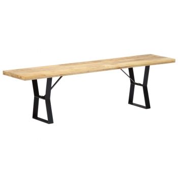 vidaXL Bancă, 160 cm, lemn masiv de mango ieftina vidaXL Bancă, 160 cm, lemn masiv de mango ieftina