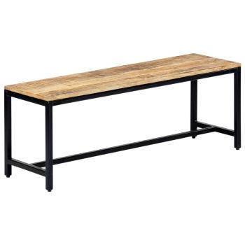 vidaXL Bancă de bucătărie, 120 cm, lemn masiv de mango nefinisat ieftina vidaXL Bancă de bucătărie, 120 cm, lemn masiv de mango nefinisat ieftina