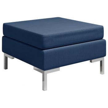 vidaXL Taburet modular cu pernă, albastru, material textil ieftina vidaXL Taburet modular cu pernă, albastru, material textil ieftina