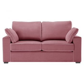 Canapea cu 2 locuri Jalouse Maison Serena, roz