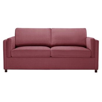 Canapea cu 3 locuri Corinne Cobson Lipstick, roz fixa