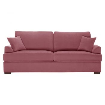 Canapea cu 3 locuri Jalouse Maison Irina, roz