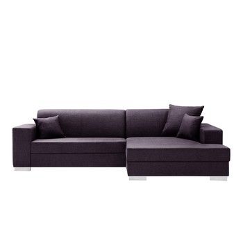 Canapea cu șezlong partea dreaptă Interieur De Famille Paris Perle, mov Canapea cu șezlong partea dreaptă Interieur De Famille Paris Perle, mov