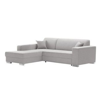 Colțar cu spațiu de depozitare Interieur De Famille Paris Bijou, colț pe stânga, crem Colțar cu spațiu de depozitare Interieur De Famille Paris Bijou, colț pe stânga, crem