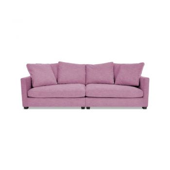 Canapea cu 3 locuri Vivontia Hugo, roz