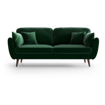 Canapea din catifea My Pop Design Auteuil, verde