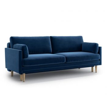 Canapea extensibila 3 locuri Emily Navy - Optisofa, Albastru