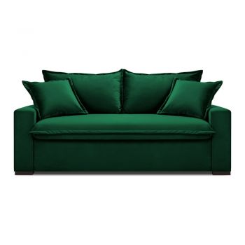 Canapea extensibilă Kooko Home Mezzo, verde închis