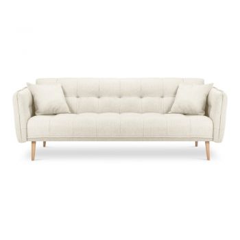 Canapea extensibilă Mazzini Sofas Canna, crem