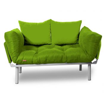 Canapea extensibila Sera Tekstil, Relax Green Full, verde - SERA TEKSTIL, Verde