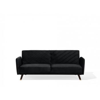 Canapea extensibila Senja, negru, 87 x 200 x 95 cm Canapea extensibila Senja, negru, 87 x 200 x 95 cm
