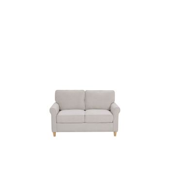 Canapea Ronneby, catifea, bej, 88 x 140 x 78 cm
