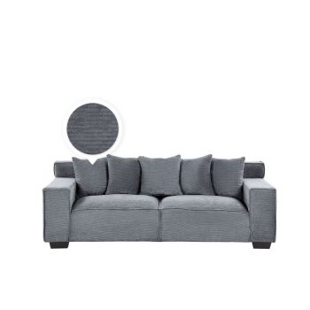 Canapea Viskan, gri, 67 x 200 x 82 cm