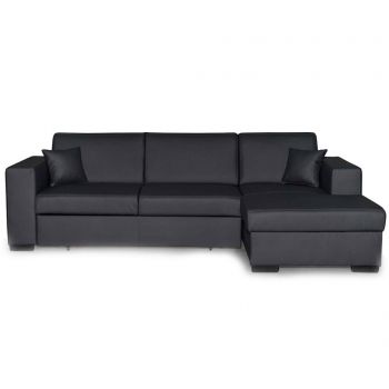 Coltar extensibil dreapta Kult, Caribi Cassius Dark Grey, 262x157x83 cm - Kult, Gri & Argintiu