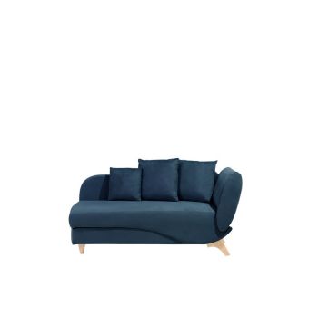 Sezlong Meri, catifea, albastru, 156 x 72 x 77 cm Sezlong Meri, catifea, albastru, 156 x 72 x 77 cm