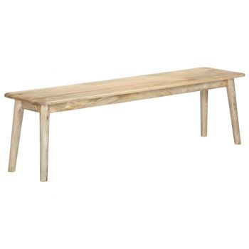 vidaXL Bancă, 160 cm, lemn masiv de mango vidaXL Bancă, 160 cm, lemn masiv de mango