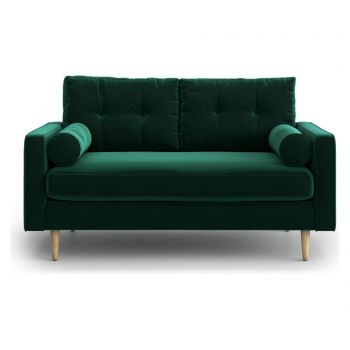 Canapea 2 locuri Optisofa, Esme Dark Green, 148x92x85 cm - Optisofa, Verde