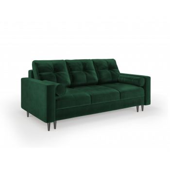 Canapea extensibila 3 locuri Kooko Home, Andante Green, 220x100x92 cm - Kooko Home, Verde