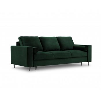 Canapea extensibila 3 locuri Camellia Bottle Green - Mazzini Sofas, Verde Canapea extensibila 3 locuri Camellia Bottle Green - Mazzini Sofas, Verde