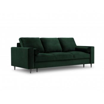 Canapea extensibila 3 locuri Mazzini Sofas, Camellia Bottle Green, 220x100x92 cm - Mazzini Sofas, Verde