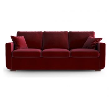 Canapea extensibila 3 locuri My Pop Design, Odeon Red, rosu, 208x95x88 cm - My Pop Design, Rosu