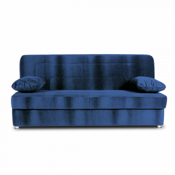 Canapea extensibila click clack, lada de depozitare SARA 1, Albastru Marin