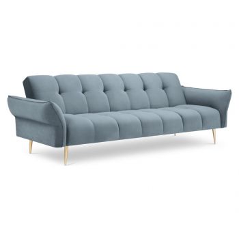 Canapea extensibila cu 3 locuri Colorado Blue - COSMOPOLITAN Design Canapea extensibila cu 3 locuri Colorado Blue - COSMOPOLITAN Design