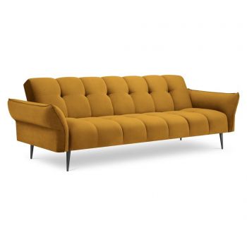 Canapea extensibila cu 3 locuri Colorado Gold - COSMOPOLITAN Design Canapea extensibila cu 3 locuri Colorado Gold - COSMOPOLITAN Design