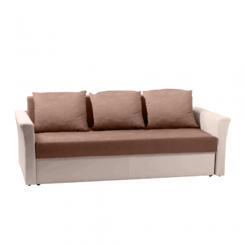 Canapea extensibila, cu lada de depozitare, Luiza