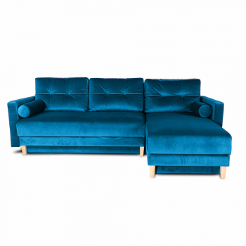 Coltar extensibil, cu 2 lazi de depozitare, Santiago, Turcoaz