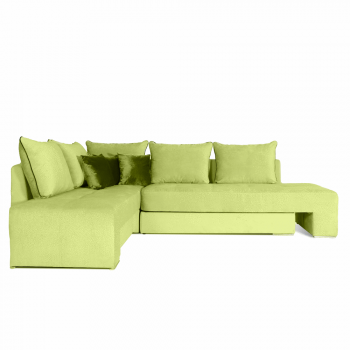 Coltar extensibil, cu lada de depozitare, Helios, Verde