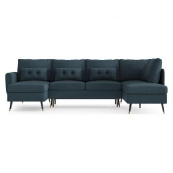 Coltar extensibil dreapta Alchimia Navy Blue - Daniel Hechter Home, Albastru