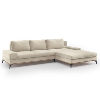 Coltar extensibil dreapta Astre Beige - Windsor & Co, Crem Coltar extensibil dreapta Astre Beige - Windsor & Co, Crem