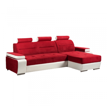 Coltar extensibil, modular cu lada depozitare Ares Red