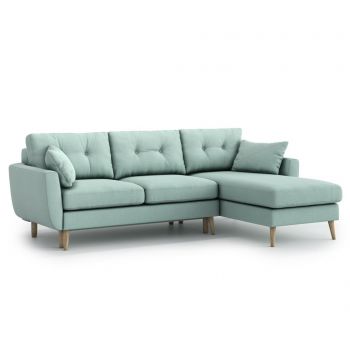 Coltar reversibil extensibil Harris Aquamarine - Optisofa, Albastru Coltar reversibil extensibil Harris Aquamarine - Optisofa, Albastru