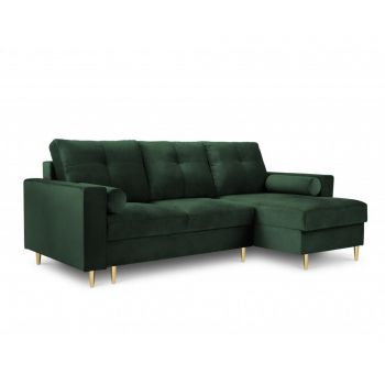 Coltar reversibil extensibil Kooko Home, Tempo Green, 225x145x92 cm - Kooko Home, Verde