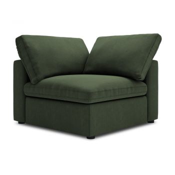 Modul de colț pentru canapea reversibil Windsor & Co Sofas Galaxy, verde închis Modul de colț pentru canapea reversibil Windsor & Co Sofas Galaxy, verde închis