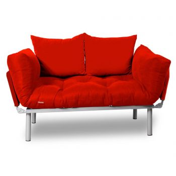 Sofa extensibila Sera Tekstil, Relax Red Full, rosu - SERA TEKSTIL, Rosu