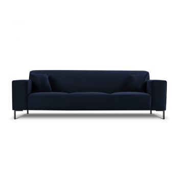 Canapea din catifea Cosmopolitan Design Siena, albastru