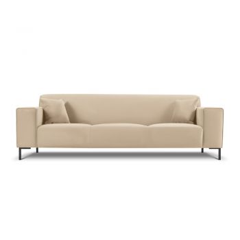 Canapea din catifea Cosmopolitan Design Siena, bej